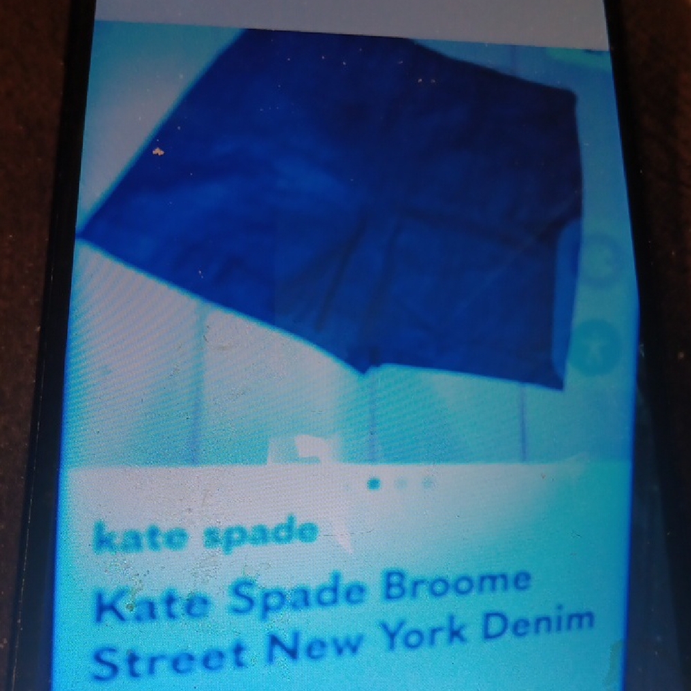 Kate Spade Navy Blue Jean Shorts